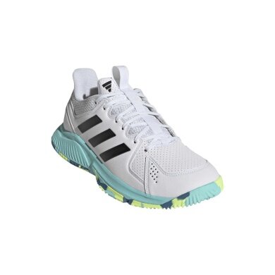 adidas indoor court shoes Court Flight white/blue/black ladies