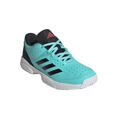 adidas indoor court shoes Court Stabil 2025 aquablue/black children