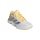 adidas Indoor Court Shoes Courtstabil (Basketball) white/silver/orange ladies