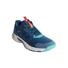 adidas Indoor Court Shoes CrazyFlight 6 dark blue/aqua/white men's
