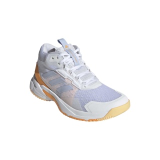 adidas Indoor Court Shoes CrazyFlight 6 Mid grey/white/orange ladies