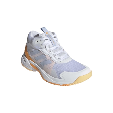 adidas Indoor Court Shoes CrazyFlight 6 Mid grey/white/orange ladies