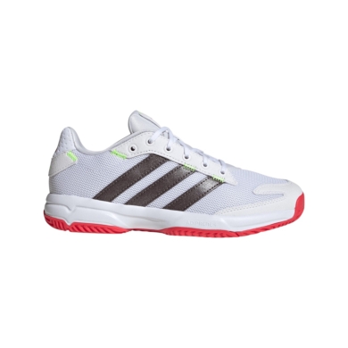 adidas indoor court shoes Stabil 2025 white/silver/red children