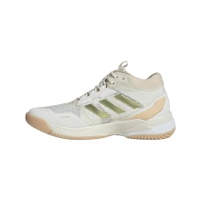 adidas Indoor Court Shoes CrazyFlight 6 Mid white/gold ladies