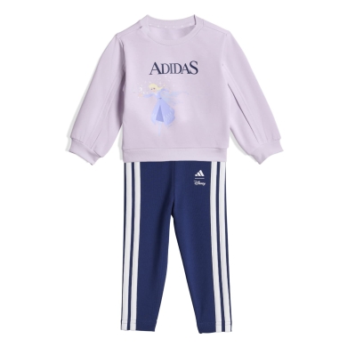adidas tracksuit Disney Frozen (cotton blend) purple/navy blue toddler girls