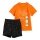 adidas tracksuit Disney Mickey Mouse (T-shirt and shorts) orange/red toddlers