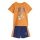 adidas tracksuit Disney Mickey Mouse (T-shirt and shorts) orange/dark blue toddlers