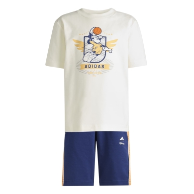 adidas tracksuit Disney Mickey Mouse (cotton) beige/dark blue children