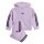 adidas Essentials Jogging Suit (Cotton Blend) purple for toddler girls
