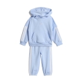 adidas Essentials Jogging Suit (Cotton Blend) Light Blue/White Toddlers