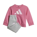 adidas Essentials 240 Jogging Suit (Cotton Blend) pink/grey for Toddler Girls