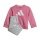 adidas Essentials 240 Jogging Suit (Cotton Blend) pink/grey for Toddler Girls