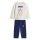 adidas tracksuit Marvel Spider-Man (cotton blend) white/blue toddlers