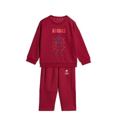 adidas tracksuit Marvel Spider-Man (cotton blend) red toddlers