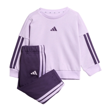 adidas Seasonal Essentials 3S Jogging Suit purple for little girls