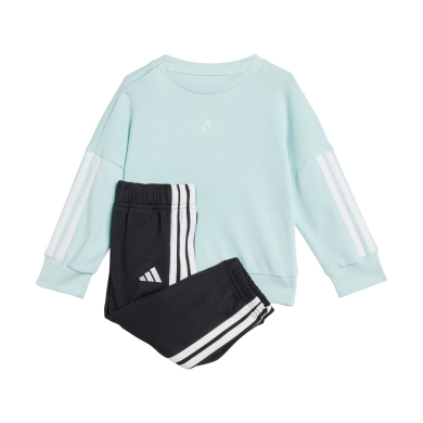 adidas Seasonal Essentials 3S Jogging Suit mint/black for toddlers