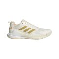 adidas Indoor Court Shoes Novaflight 2 white/gold ladies