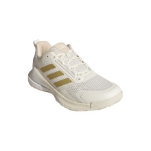 adidas Indoor Court Shoes Novaflight 2 white/gold ladies
