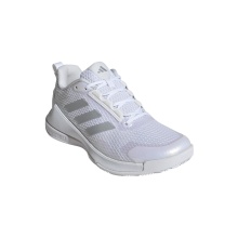 adidas indoor court shoes Novaflight 2 white/silver ladies