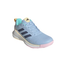 adidas indoor court shoes Novaflight 2 light blue/pink ladies