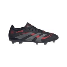 adidas Predator Pro FG football boots for firm ground (natural grass) black/grey/red men's