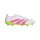 adidas Predator Pro FG football boots for firm ground (natural grass) white/lime/lucid pink men's