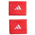 adidas wrist sweatband Small red - 2 pieces