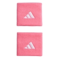 adidas wrist sweatband Small pink - 2 pieces