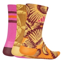adidas Sportsocks Crew Farm fuchsia/brown/orange - 3 pairs