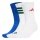 adidas Sportsocks Logo Crew white/blue - 3 pairs