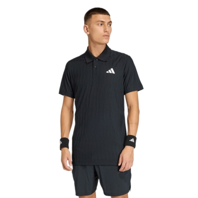 adidas Tennis Polo Climacool+ Airchill Freelift (slim fit, recycled polyester) 2026 black men's