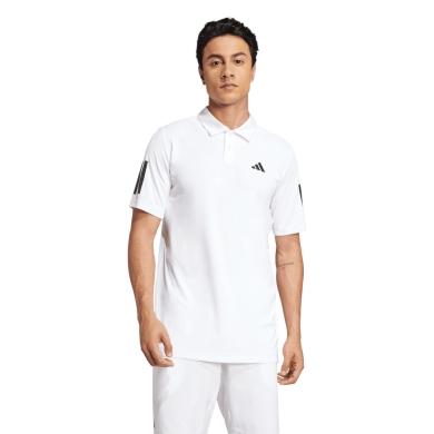 adidas Tennis Polo Club 3-Stripes 2025 white men's