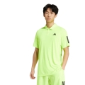 adidas Tennis Polo Club 3-Stripes 2025 lime green men's