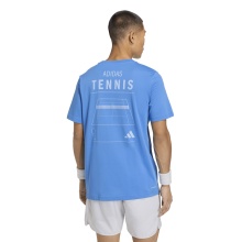 adidas Tennis T-shirt Category Graphic (cotton blend) blue men's