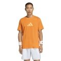 adidas Tennis T-shirt Category Graphic (cotton blend) orange men's