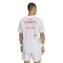 adidas Tennis T-shirt Category Graphic (Cotton Blend) white Men's