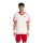 adidas Tennis T-shirt Classics Heritage cream white/red Men's