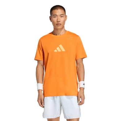 adidas Tennis T-shirt Climacool+ Airchill Freelift (slim fit, optimal freedom of movement) 2026 orange men's