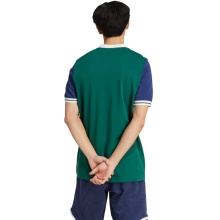adidas Tennis T-shirt Heritage Tee green/beige/blue men's