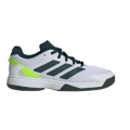 adidas tennis shoes Ubersonic Allcourt 2025 white/dark green children