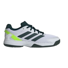 adidas tennis shoes Ubersonic Allcourt 2025 white/dark green children