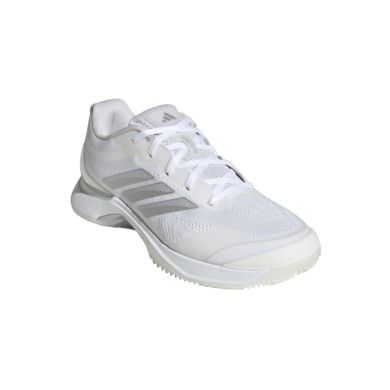 adidas tennis shoes Avacourt 3 clay/sand court white/silver ladies