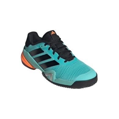 adidas tennis shoes Barricade Allcourt 2026 turquoise blue children