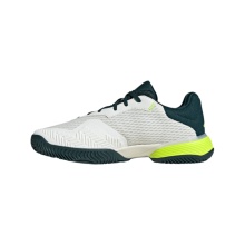 adidas tennis shoes Barricade Allcourt 2025 white/dark green children