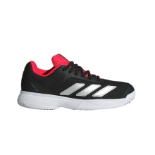 adidas Courtflash Allcourt 2025 tennis shoes black/red children