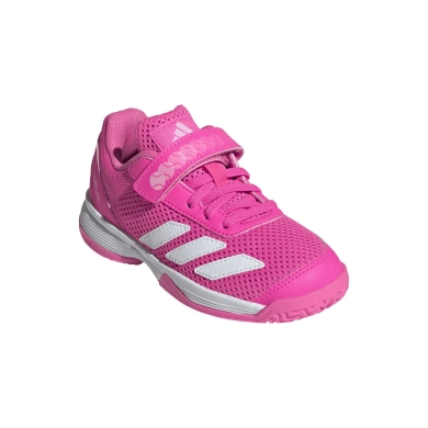 adidas Courtflash CF C Allcourt tennis shoes (Velcro) 2026 pink girls