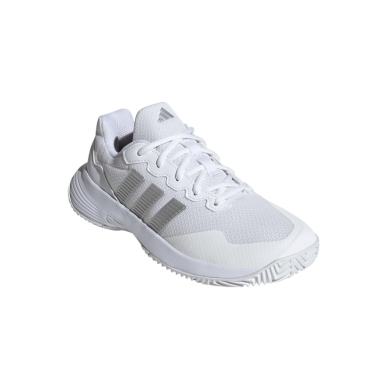 adidas Tennis Shoes GameCourt 2 Allcourt 2026 white/silver ladies