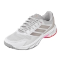 adidas CourtJam Control 3 Allcourt Tennis Shoes 2025 white/silver ladies