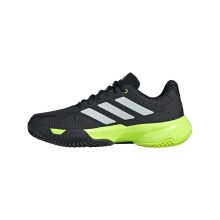 adidas CourtJam Control 3 Tennis Shoes Clay/Sand Court 2025 black/lime men's