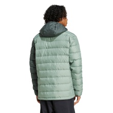 adidas Terrex Multi Light Hooded Down Jacket (warm, water-repellent) light green/olive men's